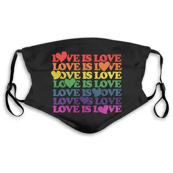 Love is Love Rainbow Mouth Cover Mask with PM2.5 Filters 5 Layers of Protection for Men and Women
Love is Love Rainbow Mouth Cover Mask with PM2.5 Filters 5 Layers of Protection for Men and Women