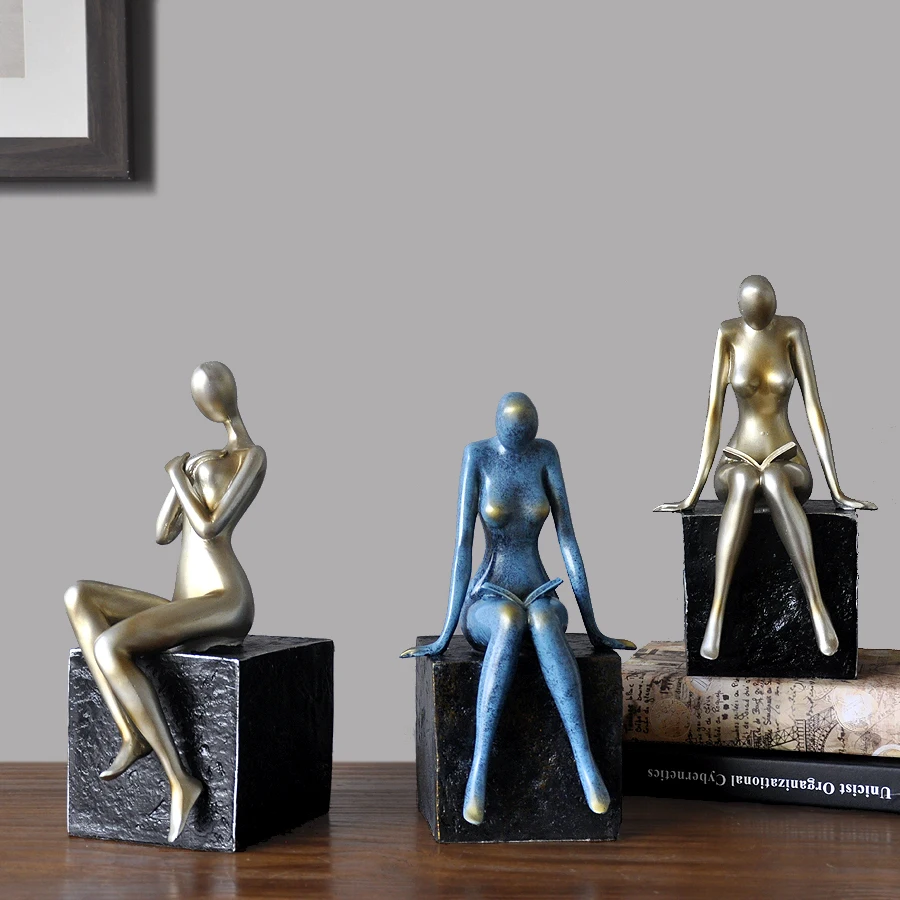 Abstract Character Sitting On A Rectangle Reading A Book Figurines Craft Abstract Ornament In Hotel Home Decorative Accessories
Abstract Character Sitting On A Rectangle Reading A Book Figurines Craft Abstract Ornament In Hotel Home Decorative Accessories
