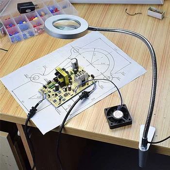 USB Magnifying Glass 3X Vise Table Clamp Magnifier 42 SMD LED Lights Flexible Desk Lamp Table Reading Work Lantern Adjustable
USB Magnifying Glass 3X Vise Table Clamp Magnifier 42 SMD LED Lights Flexible Desk Lamp Table Reading Work Lantern Adjustable