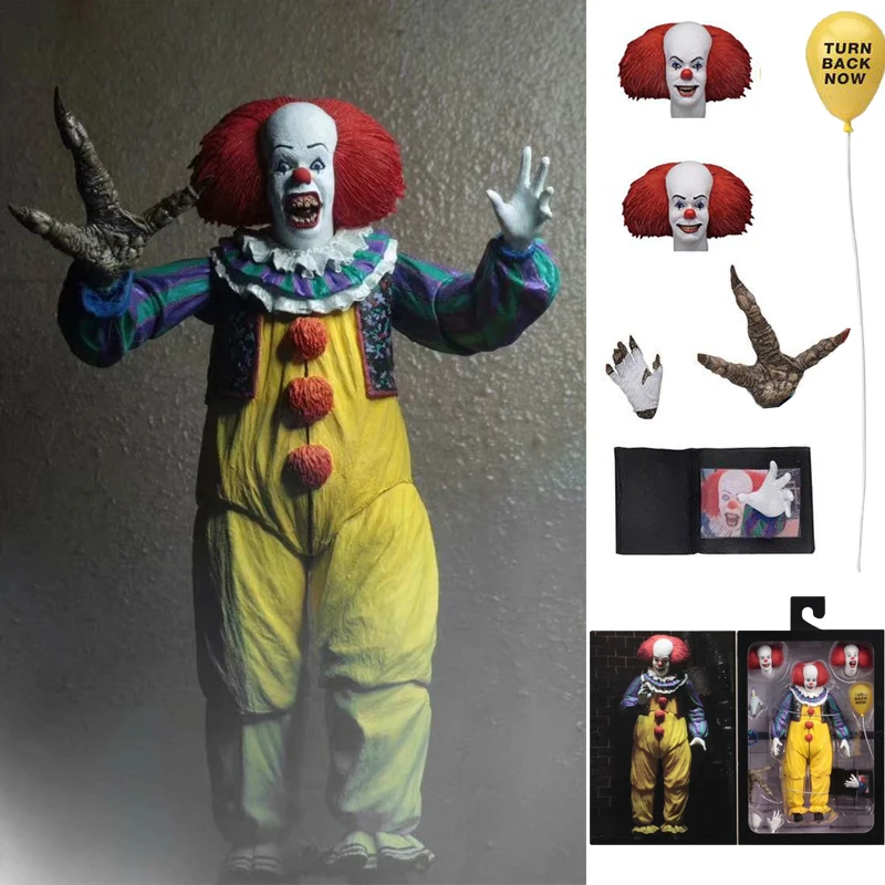 7inch NEW NECA IT Pennywise Joker 1990 old version Clown Action Figure Halloween Toy Doll Gift
7inch NEW NECA IT Pennywise Joker 1990 old version Clown Action Figure Halloween Toy Doll Gift