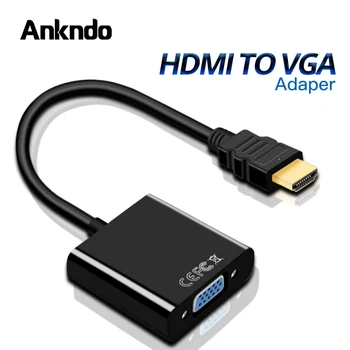 HDMI TO VGA Converter 1080P HDCP Plug Play VGA Adapter Male To Famale Analog Video For PC Laptop Projector TV Box Cables
HDMI TO VGA Converter 1080P HDCP Plug Play VGA Adapter Male To Famale Analog Video For PC Laptop Projector TV Box Cables