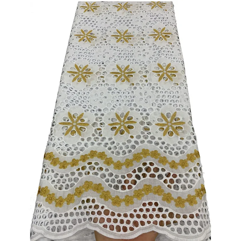 NIAI Pure Cotton Swiss Voile Lace In Switzerland With Stones African Dry Lace Fabric High Quality Nigerian For Wedding XY2939B-1
NIAI Pure Cotton Swiss Voile Lace In Switzerland With Stones African Dry Lace Fabric High Quality Nigerian For Wedding XY2939B-1