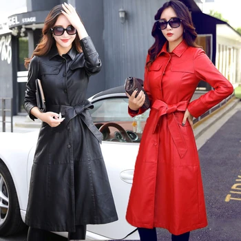 2020 Autumn PU Leather Red Black Jacket Elegant Temperamental Female Women Windbreaker Manteau Femme Hiver Chaqueta Cuero Mujer
2020 Autumn PU Leather Red Black Jacket Elegant Temperamental Female Women Windbreaker Manteau Femme Hiver Chaqueta Cuero Mujer