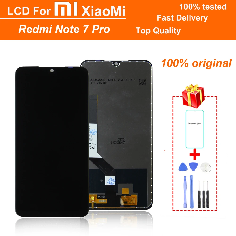100% tested Original 6.3" for Redmi Note7 LCD with frame Display for XIAOMI Redmi Note 7 Pro LCD Touch Screen Digitizer Assembly 
100% tested Original 6.3" for Redmi Note7 LCD with frame Display for XIAOMI Redmi Note 7 Pro LCD Touch Screen Digitizer Assembly