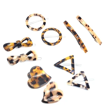 10Pcs/set Leopard Print Acrylic Geometric Shape Hair Clip Hairpin Pin Barrette Hairdressing Accessories Hair Styling Tools
10Pcs/set Leopard Print Acrylic Geometric Shape Hair Clip Hairpin Pin Barrette Hairdressing Accessories Hair Styling Tools