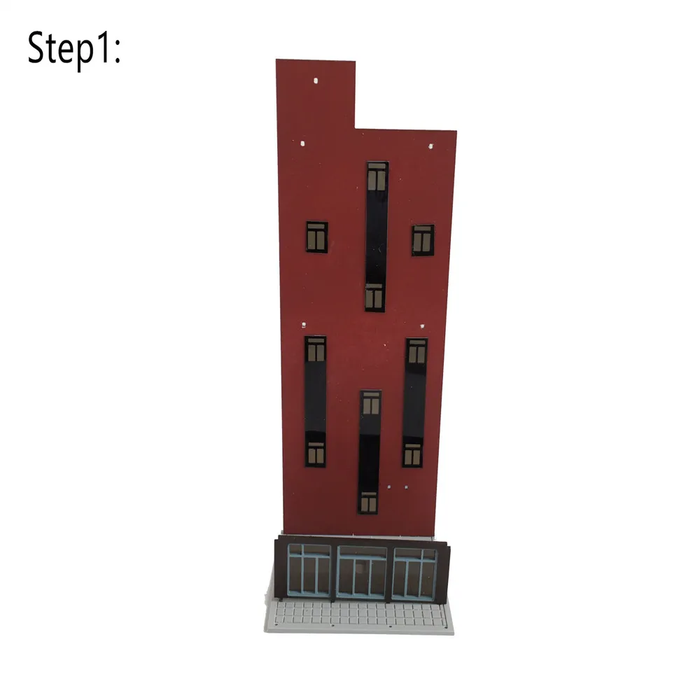 n scale train layout model building 25