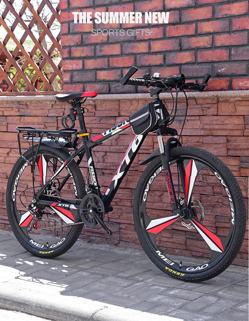 Sale 24 Inch Mountain Bicycle 21 Speed Adult Variable Speed Bicycle Student Flagship Off-Road Double Disc Brake Bike 2