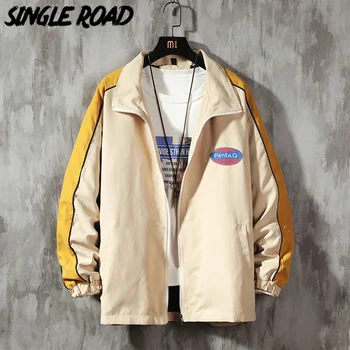 SingleRoad Mens Jacket Men 2020 Side Striped Patchwork Coat Windbreaker Hip Hop Japanese Streetwear Korean Style Jackets For Men
SingleRoad Mens Jacket Men 2020 Side Striped Patchwork Coat Windbreaker Hip Hop Japanese Streetwear Korean Style Jackets For Men