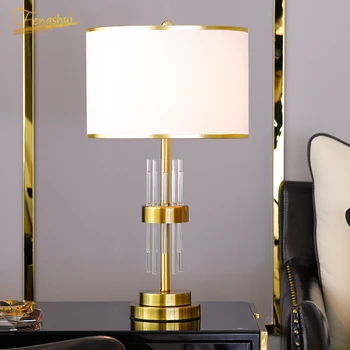Modern Luxury Table Lamp Home Decor Table Lamps Bedside Reading Lighting Living Table Lamps Bedroom Fabric Shade Desk Light
Modern Luxury Table Lamp Home Decor Table Lamps Bedside Reading Lighting Living Table Lamps Bedroom Fabric Shade Desk Light