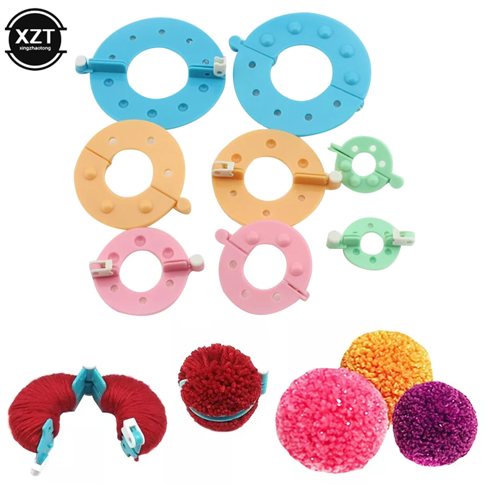 High Quality 8 Pcs/set Pompom Maker Kit Knitting Crafts Different Sizes Plush Ball Making Tool
High Quality 8 Pcs/set Pompom Maker Kit Knitting Crafts Different Sizes Plush Ball Making Tool