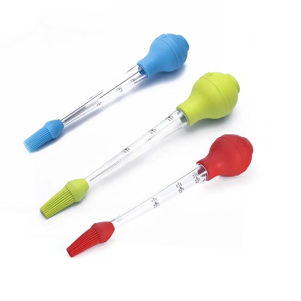 4pcs/set Grade Quality Silicone Pump Including Meat Marinade Injector Needle With Barbecue Basting Brush And Cleaning Brush
4pcs/set Grade Quality Silicone Pump Including Meat Marinade Injector Needle With Barbecue Basting Brush And Cleaning Brush