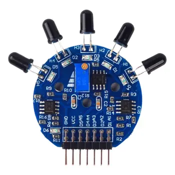 Five-Way Flame Sensor Module Analog Digital Dual Output Fire Extinguishing Robot Five Channel Flame Sensor Design
Five-Way Flame Sensor Module Analog Digital Dual Output Fire Extinguishing Robot Five Channel Flame Sensor Design