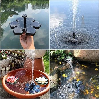 Mini Solar Powered Fountain Garden Pool Pond Solar Panel Floating Fountain Garden Decoration Water Fountain Drop Shipping
Mini Solar Powered Fountain Garden Pool Pond Solar Panel Floating Fountain Garden Decoration Water Fountain Drop Shipping