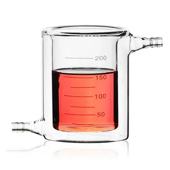 200mL Lab Jacket Glass Beaker Jacketed Cup Laboratory Chemistry Glassware
200mL Lab Jacket Glass Beaker Jacketed Cup Laboratory Chemistry Glassware