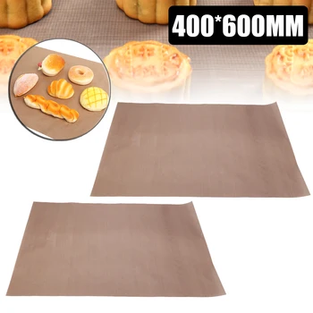 2Pcs 60x40cm Reusable Baking Mat Baking Sheet Grill Mat BBQ Nonstick Cake Mat Ove Tools
2Pcs 60x40cm Reusable Baking Mat Baking Sheet Grill Mat BBQ Nonstick Cake Mat Ove Tools