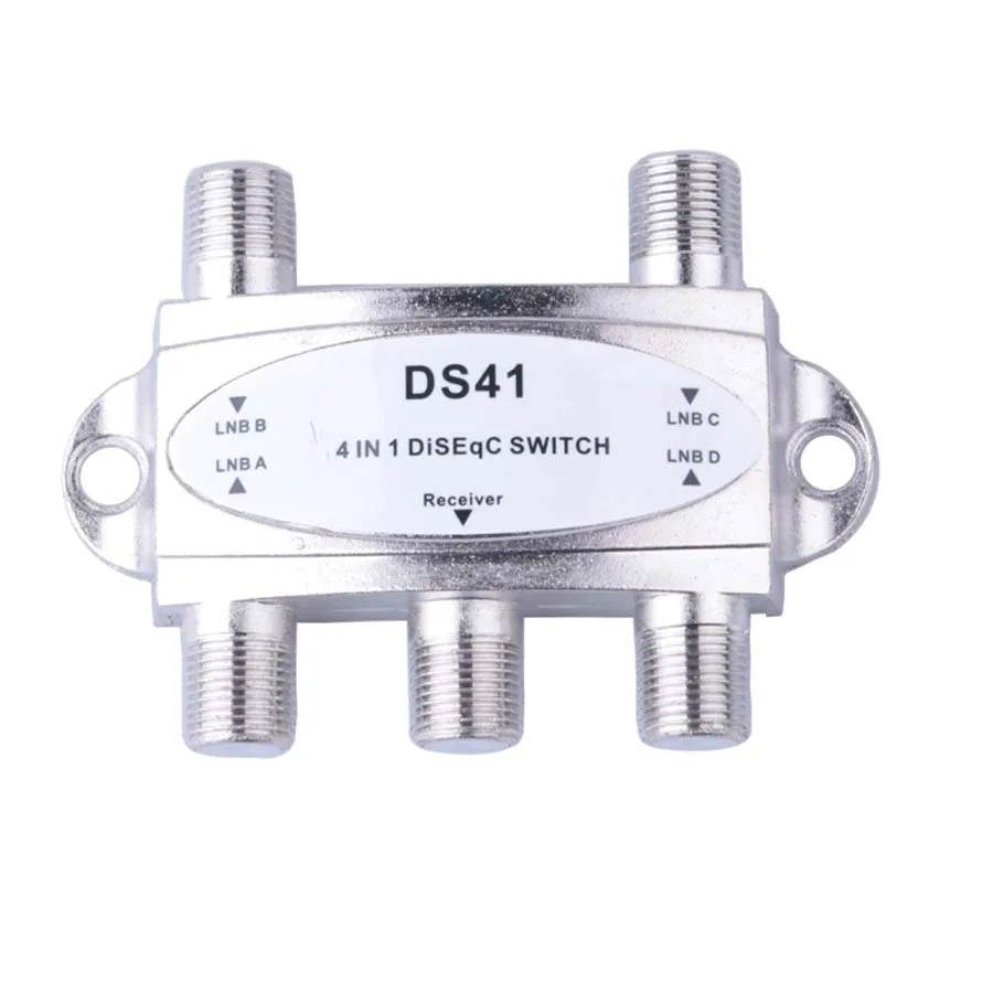 TV DiSEqC Switch 4x1 DisEQC switcher satellite antenna flat LNB switch for tv Receiver
TV DiSEqC Switch 4x1 DisEQC switcher satellite antenna flat LNB switch for tv Receiver