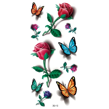 190*90mm Water Transfer Temporary Tattoos Sticker for Body Art 3D Waterproof Temporary Tattoos Flower Fake Body Jewelry
190*90mm Water Transfer Temporary Tattoos Sticker for Body Art 3D Waterproof Temporary Tattoos Flower Fake Body Jewelry
