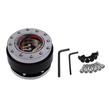 Steering Wheel Remover Steering Wheel Quick Release Hub Adapter Snap Off Boss Kit Universal(Black)
Steering Wheel Remover Steering Wheel Quick Release Hub Adapter Snap Off Boss Kit Universal(Black)