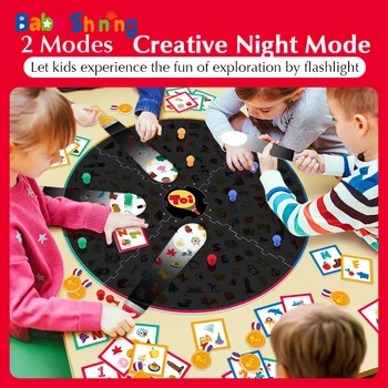 Baby Shining 2-Mode Educational Focus Board Game for Kids Reactivity Training Treasure Hunt Multiplayer Card Game Boy Girl Gift
Baby Shining 2-Mode Educational Focus Board Game for Kids Reactivity Training Treasure Hunt Multiplayer Card Game Boy Girl Gift