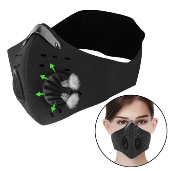 LEEPEE 1pc Breathing Valve Protective Cycling Mask Activated Carbon Anti-Pollution Masks Cycling Mask With Filter
LEEPEE 1pc Breathing Valve Protective Cycling Mask Activated Carbon Anti-Pollution Masks Cycling Mask With Filter