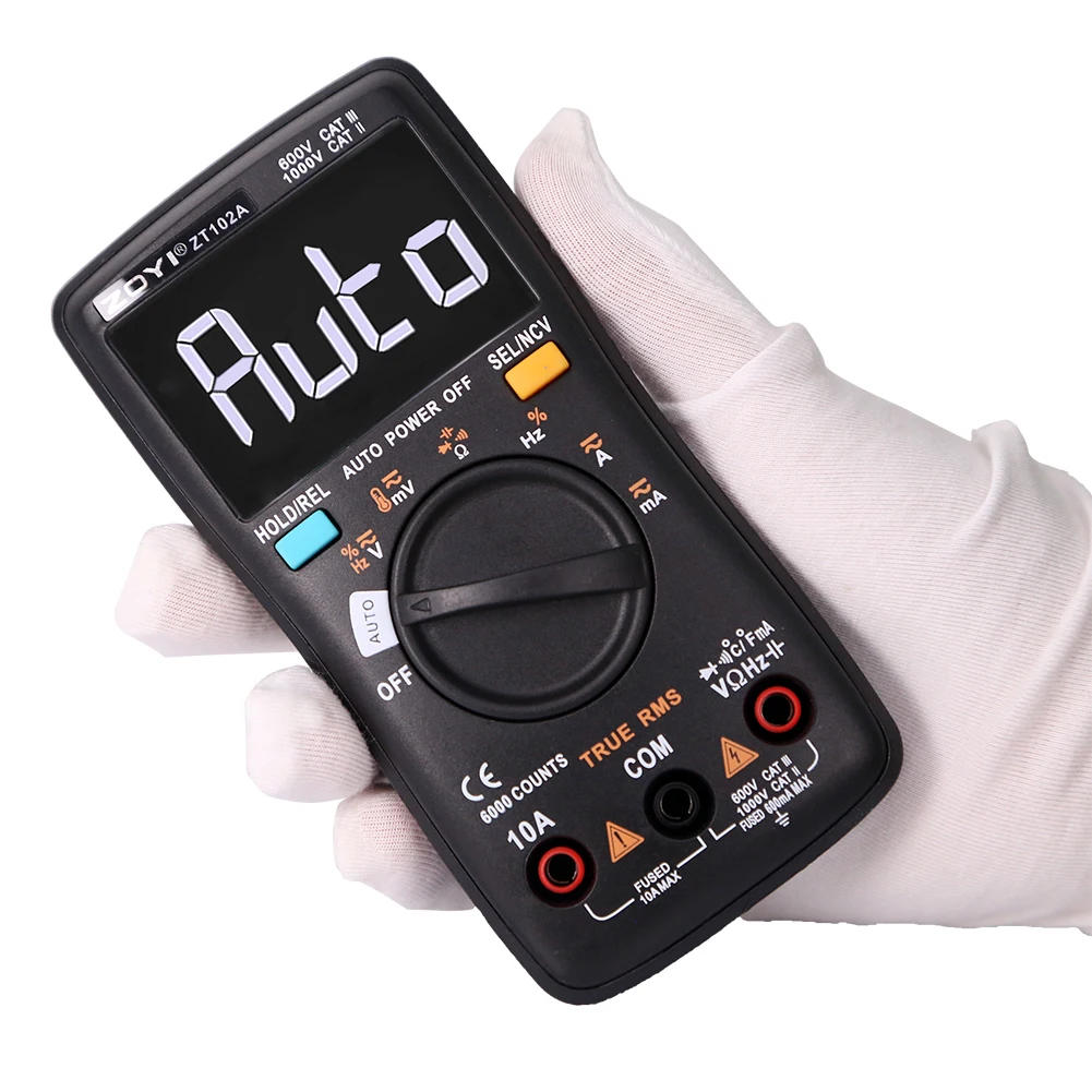 Mini Multimeter RM113D NCV Digital Multimeter 6000 Counts Auto Ranging AC/DC Voltage Meter Flash Back Light Large Screen 113A/D
Mini Multimeter RM113D NCV Digital Multimeter 6000 Counts Auto Ranging AC/DC Voltage Meter Flash Back Light Large Screen 113A/D