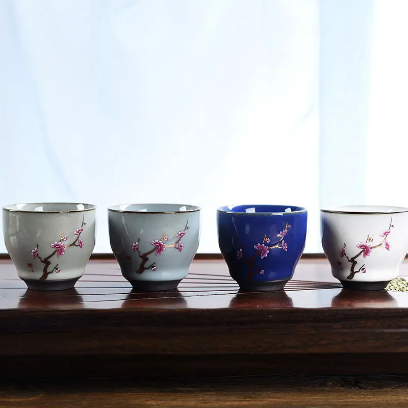Vintage Tea Cup 85ml Japanese Style Retro Master Cup Animal Small Plum blossom Bowl Porcelain Small Tea Single Mug
Vintage Tea Cup 85ml Japanese Style Retro Master Cup Animal Small Plum blossom Bowl Porcelain Small Tea Single Mug