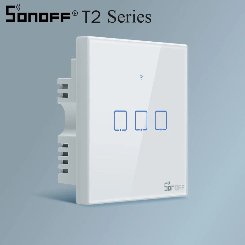 SONOFF T2 Smart Wifi Switch Portable High-end Smart Home Lamp Switch Compatible With eWeLink App Google Home Alexa
SONOFF T2 Smart Wifi Switch Portable High-end Smart Home Lamp Switch Compatible With eWeLink App Google Home Alexa
