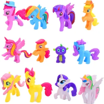 12 pcs/set 5-7cm Rainbow My little pony toys pvc lovely little ponis horse action toy figures dolls for girl birthday christmas
12 pcs/set 5-7cm Rainbow My little pony toys pvc lovely little ponis horse action toy figures dolls for girl birthday christmas