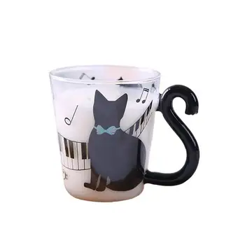 Cute Creative Cat Kitty Glass Mug Cup Tea Cup Milk Cup Coffee Cup Pink -Blue Piano Cat
Cute Creative Cat Kitty Glass Mug Cup Tea Cup Milk Cup Coffee Cup Pink -Blue Piano Cat
