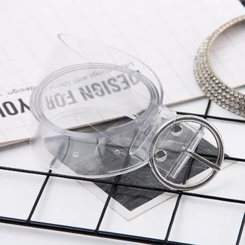 Women Transparent Belt Fashion Jeans Circular Student Waistband Heart Pants
Women Transparent Belt Fashion Jeans Circular Student Waistband Heart Pants