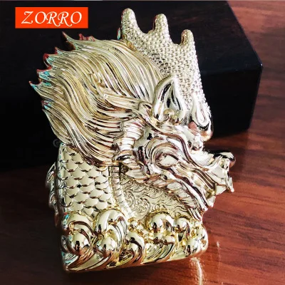 Luxurious Windproof ZORRO Kerosene Flint Lighter Pure Brass Retro Grinding Wheel Oil Lighter Super Cool Gadgets For Man Gift
Luxurious Windproof ZORRO Kerosene Flint Lighter Pure Brass Retro Grinding Wheel Oil Lighter Super Cool Gadgets For Man Gift
