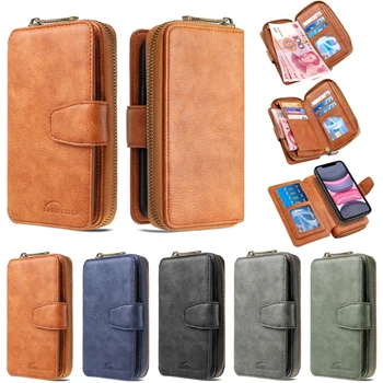 Luxury Zipper PU Leather Phone Case Wallet Magnetic Flip Detachable Back Cover for Samsung Galaxy A01 A21 A41 A51 A71 A81 A91
Luxury Zipper PU Leather Phone Case Wallet Magnetic Flip Detachable Back Cover for Samsung Galaxy A01 A21 A41 A51 A71 A81 A91