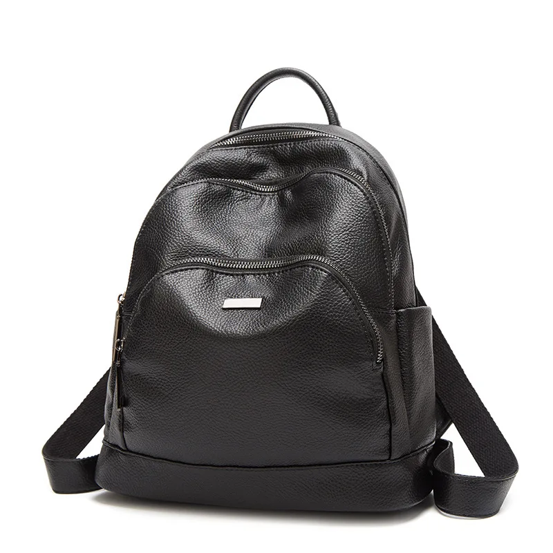 Backpack Women's 2019 New Style Korean-style Versitile Fashion Casual Cool Soft Leather Anti-theft Backpack Fashion
Backpack Women's 2019 New Style Korean-style Versitile Fashion Casual Cool Soft Leather Anti-theft Backpack Fashion