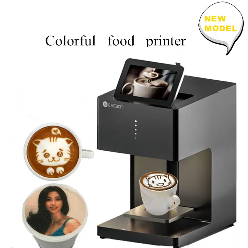Original EVEBOT color coffee printer Wifi connection automatic selfie biscuit coffee food printer complimentary ink cartridges
Original EVEBOT color coffee printer Wifi connection automatic selfie biscuit coffee food printer complimentary ink cartridges