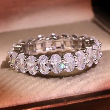 Simple Single Row CZ Design 925 Sterling Silver Jewelry AAA Zircon Ring for Women Contracted Wedding Rose Gold Color Accessories 
Simple Single Row CZ Design 925 Sterling Silver Jewelry AAA Zircon Ring for Women Contracted Wedding Rose Gold Color Accessories