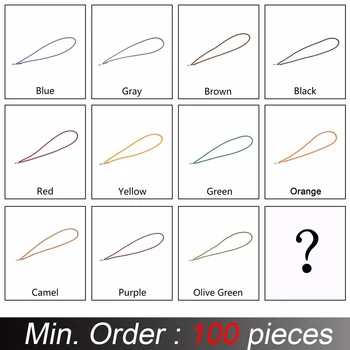 100 Pieces / Lot Elastic Repair rubber band Leather notebook accessory Elastic string Bungee cord black brown camel olive green
100 Pieces / Lot Elastic Repair rubber band Leather notebook accessory Elastic string Bungee cord black brown camel olive green