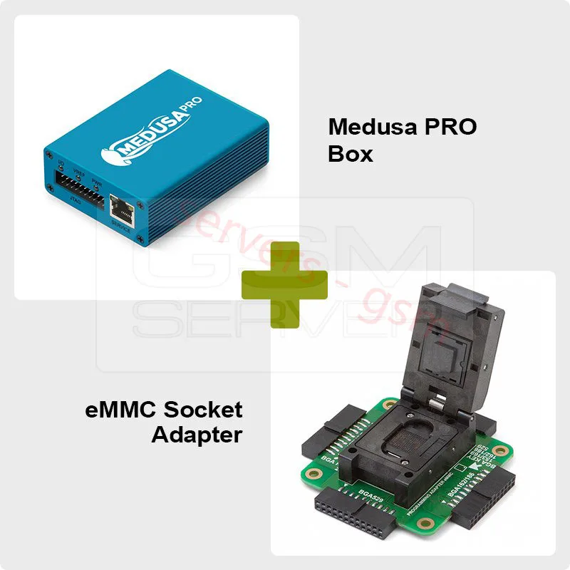 Фото Новый оригинальный Medusa PRO Box + переходник eMMC зажим JTAG с кабелем Optimus | Мобильные