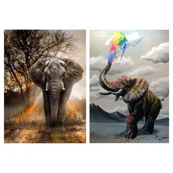 Set of 2 Diamond Painting Kit for Adult Full Drill Paint with Diamonds Pictures Arts Craft for Home Decor Gift,elephant
Set of 2 Diamond Painting Kit for Adult Full Drill Paint with Diamonds Pictures Arts Craft for Home Decor Gift,elephant