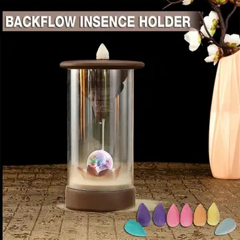 Lantern LED Ceramic Backflow Waterfall Smoke Incense Incense Burner Mascot Led Incense Burner Creative Tearoom Yoga Decorations
Lantern LED Ceramic Backflow Waterfall Smoke Incense Incense Burner Mascot Led Incense Burner Creative Tearoom Yoga Decorations