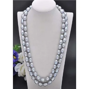 2Row AAA 9-10MM SOUTH SEA GRAY NECKLACEE PEARL NECKLACE 22-23" SHELL CLASP
2Row AAA 9-10MM SOUTH SEA GRAY NECKLACEE PEARL NECKLACE 22-23" SHELL CLASP