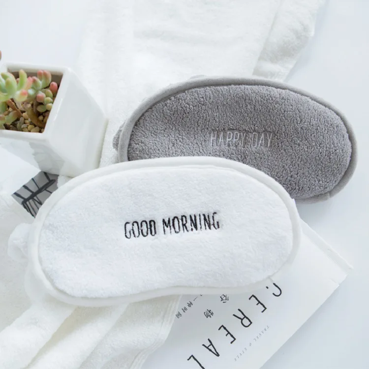 3D Shading Sleep Plush Breathable Eye Patch Black And White Two-color Comfortable Soft Simple-Style Hot Selling
3D Shading Sleep Plush Breathable Eye Patch Black And White Two-color Comfortable Soft Simple-Style Hot Selling
