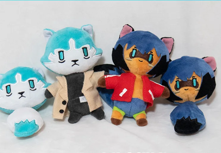 

8cm 10cm Anime BNA Kagemori Michiru Ogami Shirou Cosplay Cute Plush Toys Cartoon Keychain School Bag Pendant For Kid Gift