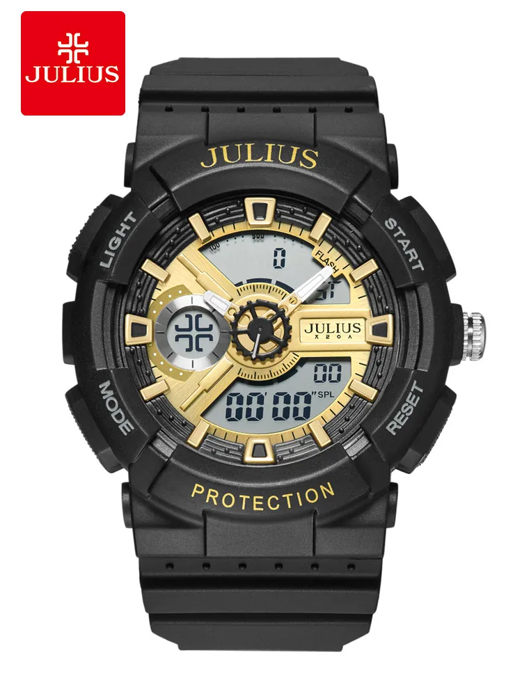 Real Multi-function Men's Watch Electronic Homme Hours Fine Fashion Rubber Bracelet Clock Boy's Gift Julius Box
Real Multi-function Men's Watch Electronic Homme Hours Fine Fashion Rubber Bracelet Clock Boy's Gift Julius Box