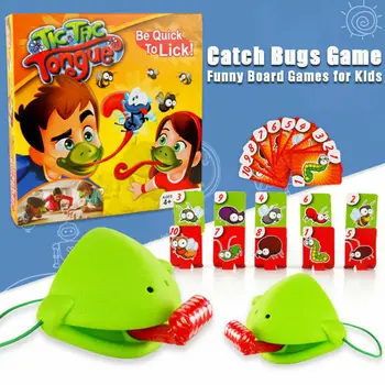 Tic Tac Tongue Chameleon Mask Bug Catch Quickdraw Take Card-Eat Pest Card Double Board Lick GameGame Kids Family Xmas Gifts
Tic Tac Tongue Chameleon Mask Bug Catch Quickdraw Take Card-Eat Pest Card Double Board Lick GameGame Kids Family Xmas Gifts