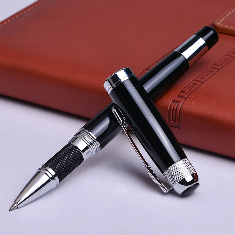 Silver Black Monte Roller Ball Pen with Refill School Office Supplies Ballpoint High Quality for Friend Business Gift
Silver Black Monte Roller Ball Pen with Refill School Office Supplies Ballpoint High Quality for Friend Business Gift