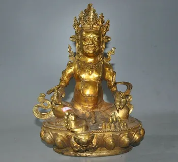 wedding decoration 12" Tibet Buddhism fane Bronze Copper Gild Yellow Jambhala King Buddha Statue
wedding decoration 12" Tibet Buddhism fane Bronze Copper Gild Yellow Jambhala King Buddha Statue
