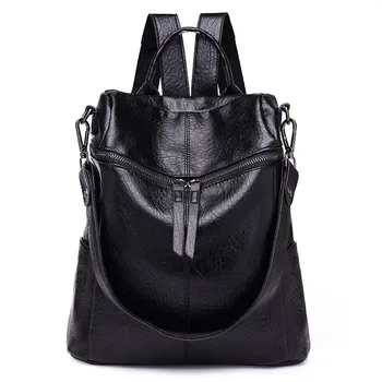 Backpack New Style Retro Soft Leather Fashion Backpack Casual Shoulder Shoulder Dual Purpose WOMEN'S Bag
Backpack New Style Retro Soft Leather Fashion Backpack Casual Shoulder Shoulder Dual Purpose WOMEN'S Bag