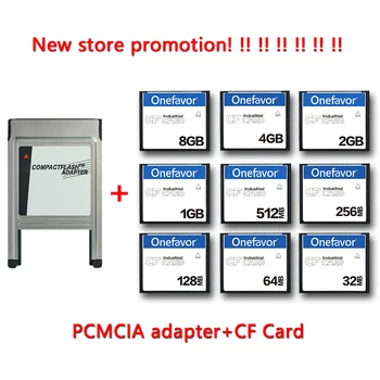 

128MB 256MB 512MB 1G 2G 4GCompact Flash Card Industrial CF Memory card With PCMCIA adapter For CNC IPC Numerical control machine