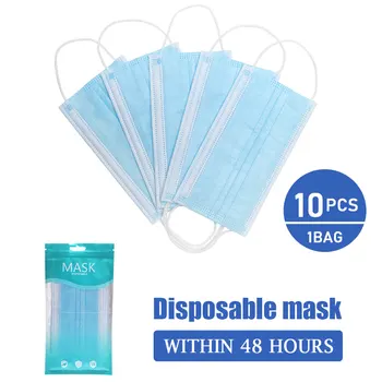 10/20/50/100pcs 3 Layer Non-woven Face Mask Disposable Masks Breathable Mouth Mask Ear loop Filter Adult
10/20/50/100pcs 3 Layer Non-woven Face Mask Disposable Masks Breathable Mouth Mask Ear loop Filter Adult