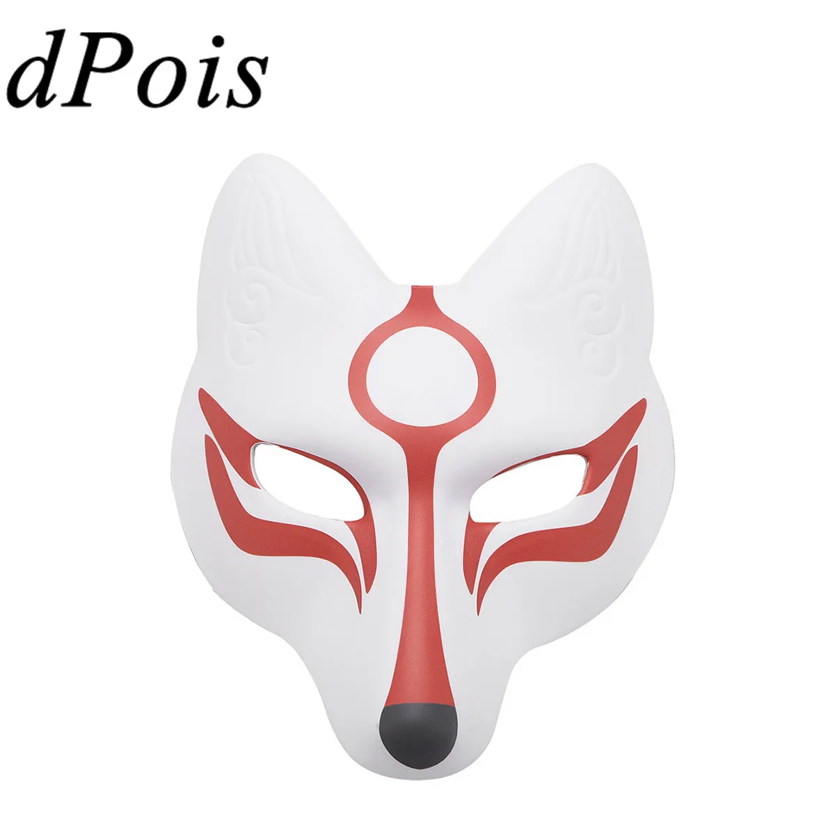 Adult Kids Japanese Cartoon Anime Rave Mask Full Face Plastic PU Leather White Red Fox Mask Halloween Masquerade Cosplay Costume
Adult Kids Japanese Cartoon Anime Rave Mask Full Face Plastic PU Leather White Red Fox Mask Halloween Masquerade Cosplay Costume